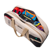 YONEX Gearlogic Tournament Bag (6 Pcs) for Badminton & Tennis BA72631WEX - Beige - Gem Sports
