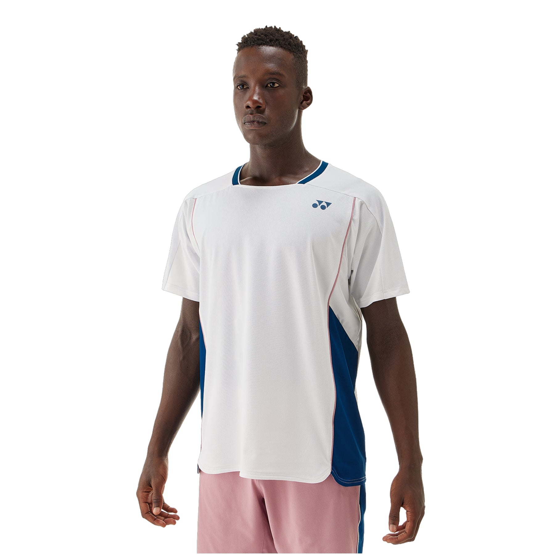 YONEX Men’s Crew Neck Shirt 10627EX White - Gem Sports