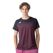 YONEX Men's Crew Neck Shirt 10713EX - Black - Gem Sports