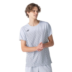 YONEX Men's Crew Neck Shirt 10713EX - Silver Gray - Gem Sports