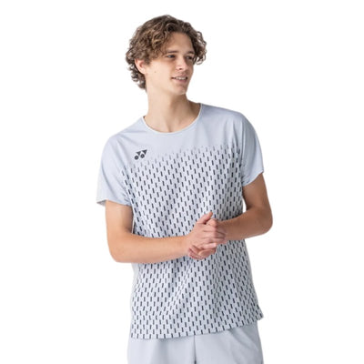 YONEX Men's Crew Neck Shirt 10713EX - Silver Gray - Gem Sports