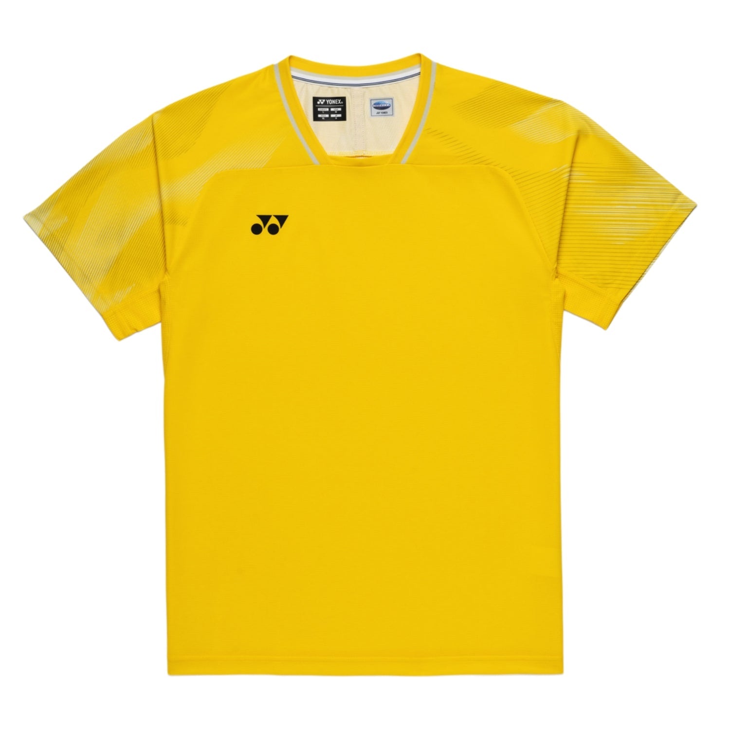 YONEX Men's Crew Neck Shirt (TEAM CHINA) 10733YX - Bright Golden Yellow - Gem Sports