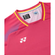 YONEX Men's Crew Neck Shirt (TEAM CHINA) 10733YX - Magenta - Gem Sports