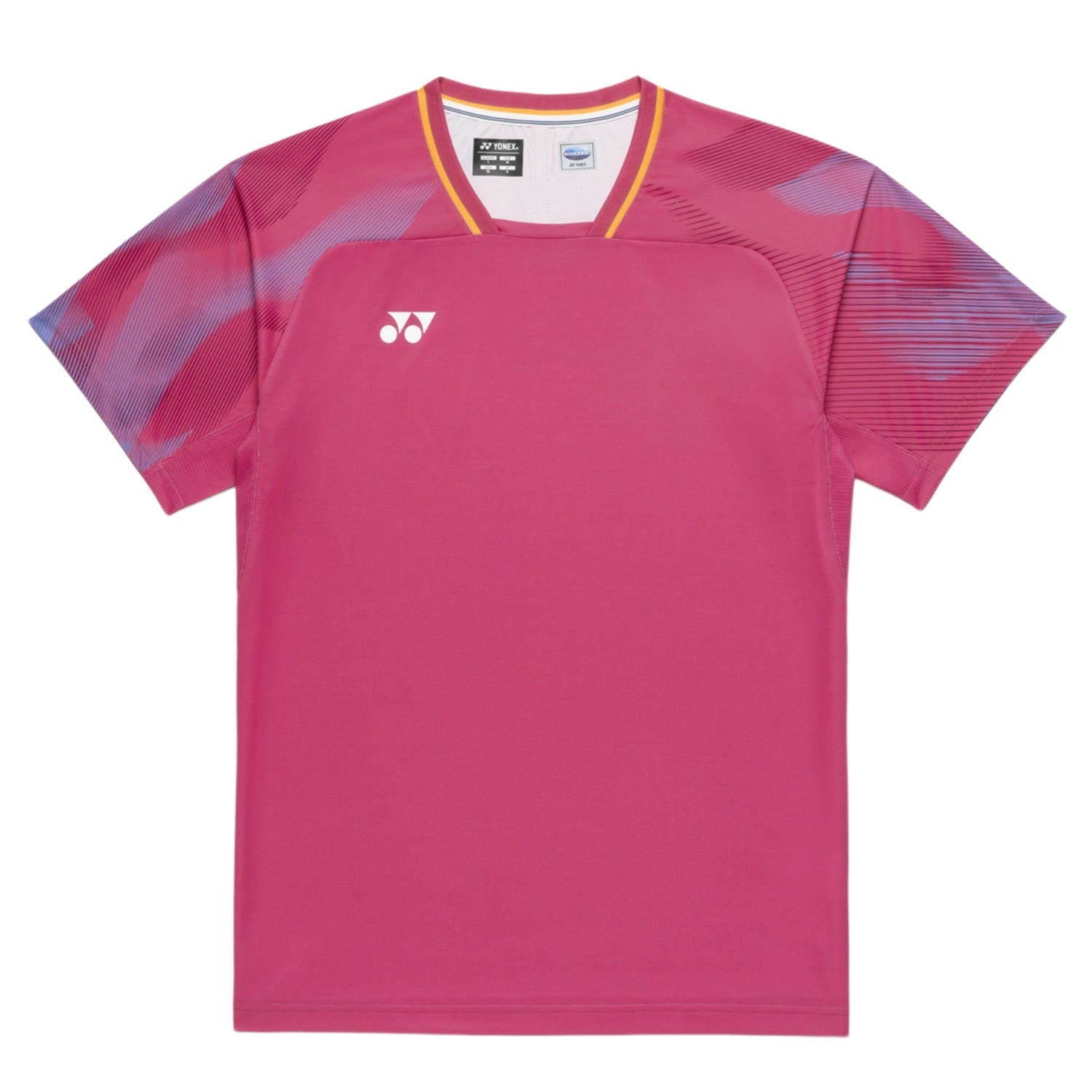 YONEX Men's Crew Neck Shirt (TEAM CHINA) 10733YX - Magenta - Gem Sports