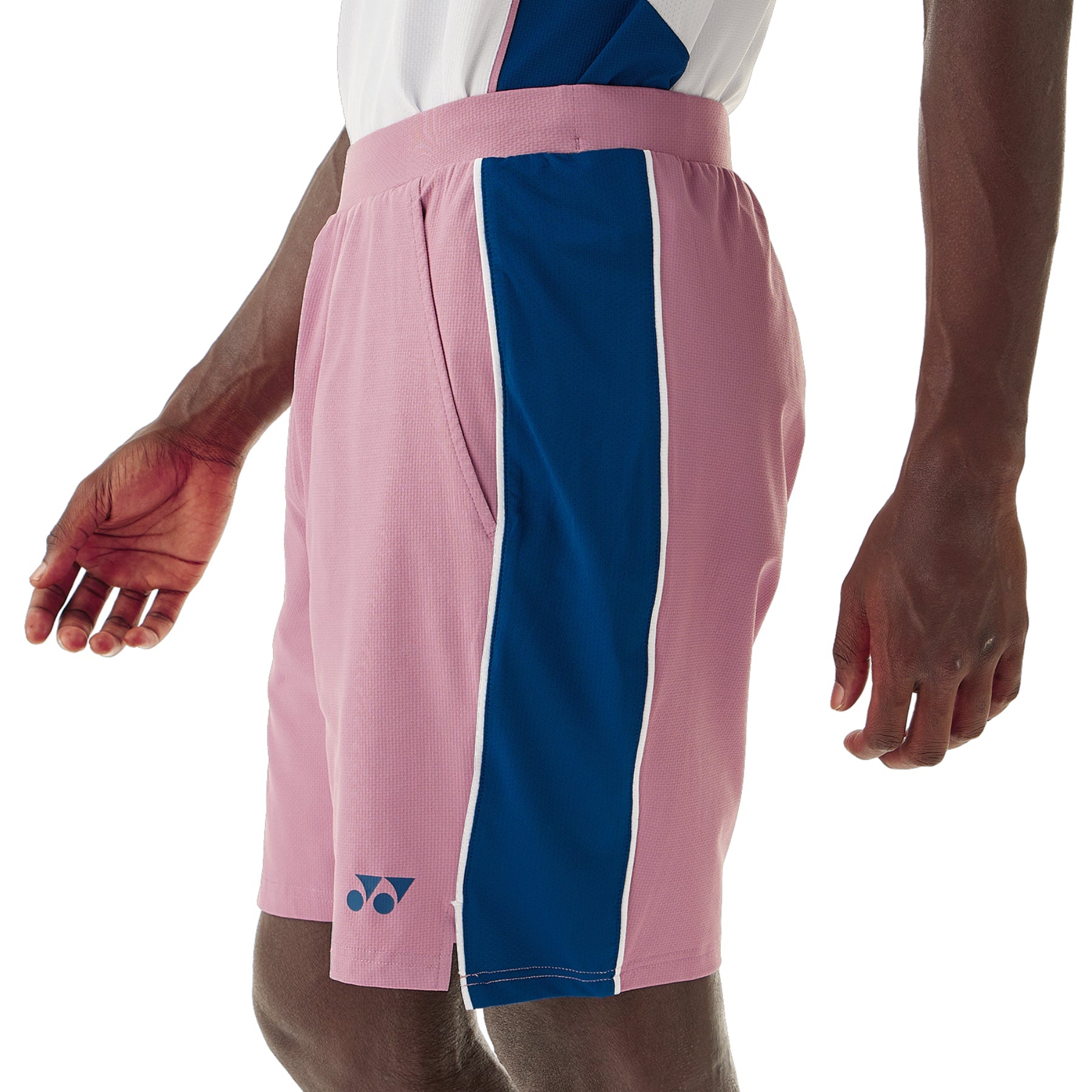 YONEX Men’s Knit Shorts 15199EX Pearl Rose - Gem Sports