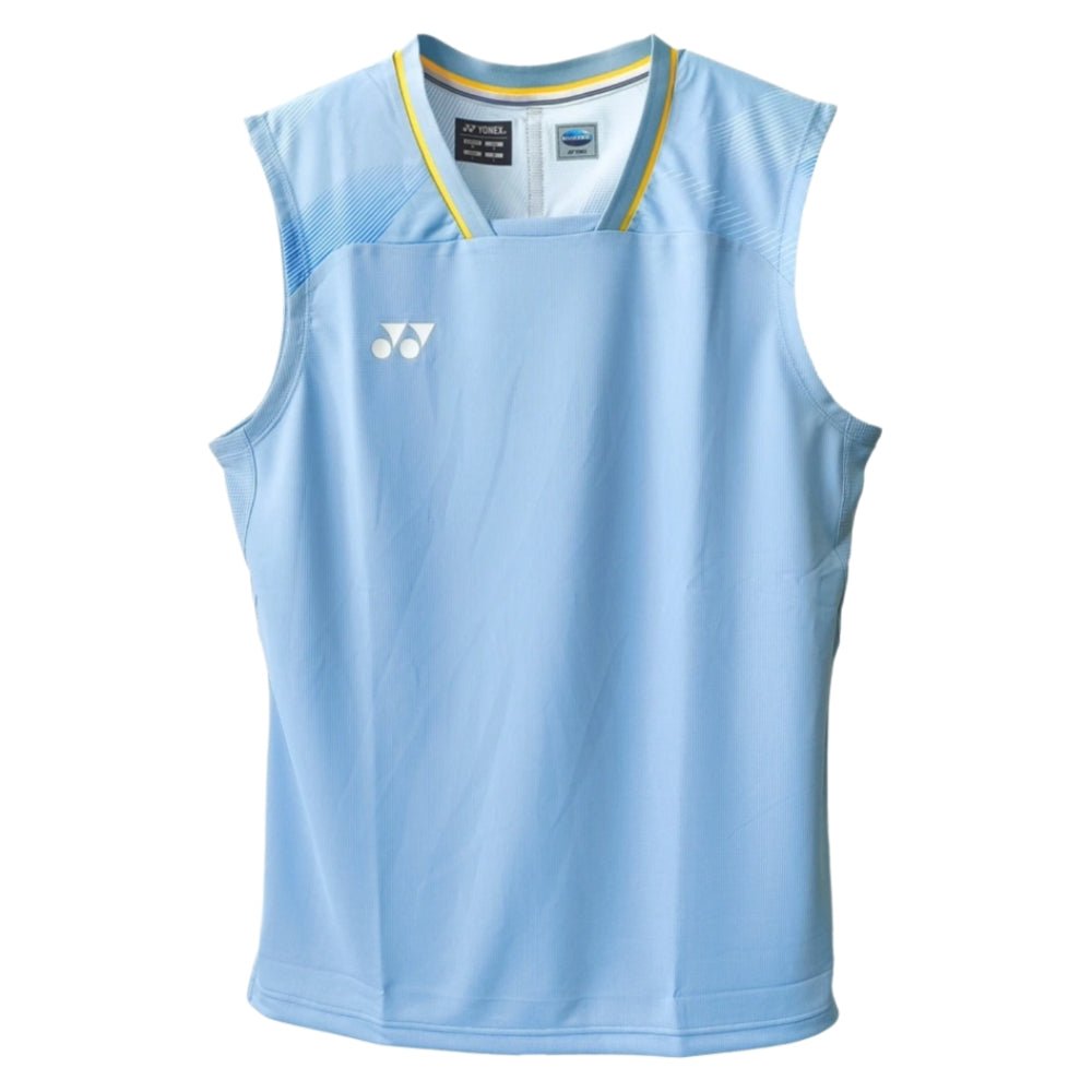 YONEX Men's Sleeveless Top (TEAM CHINA) 10734YX - Jewel Blue - Gem Sports