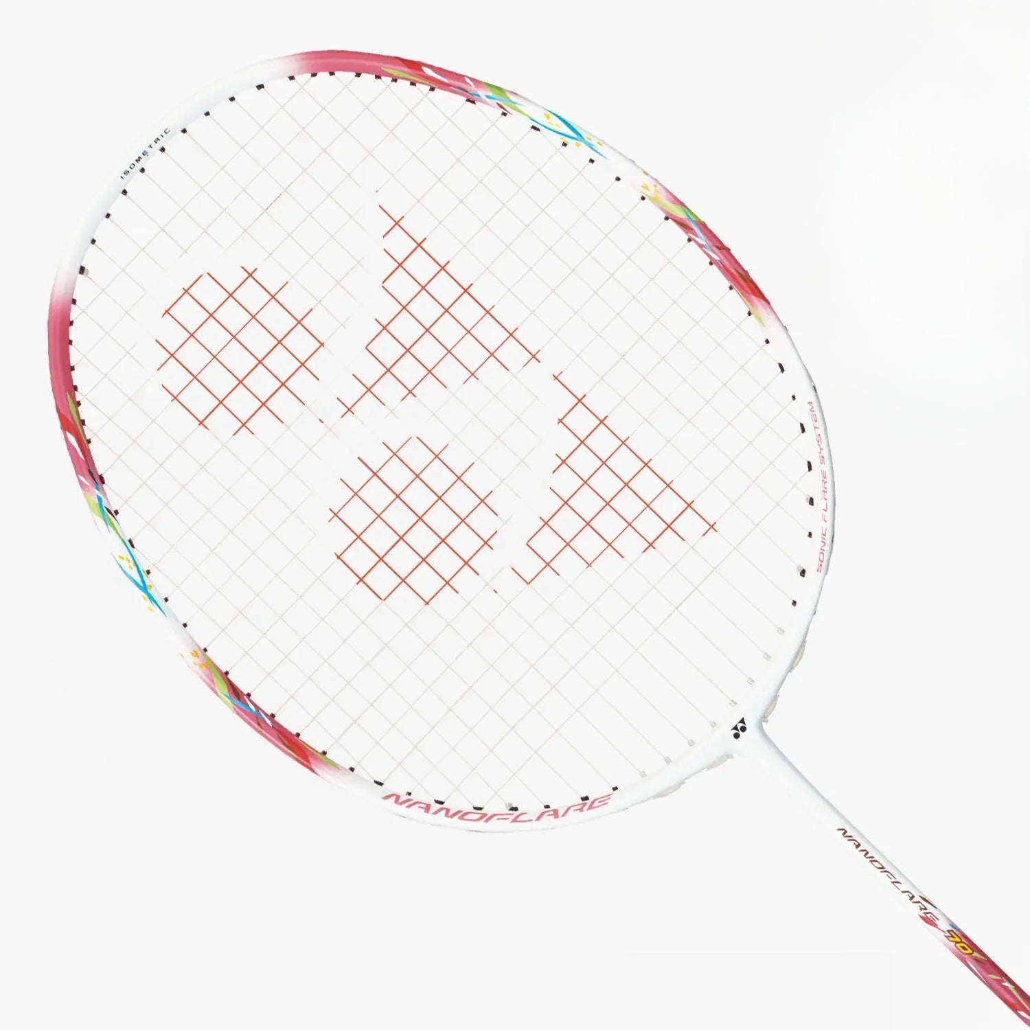 YONEX NANOFLARE 70 Coral Pink Badminton Racquet 4U(83g)G6 - Gem Sports