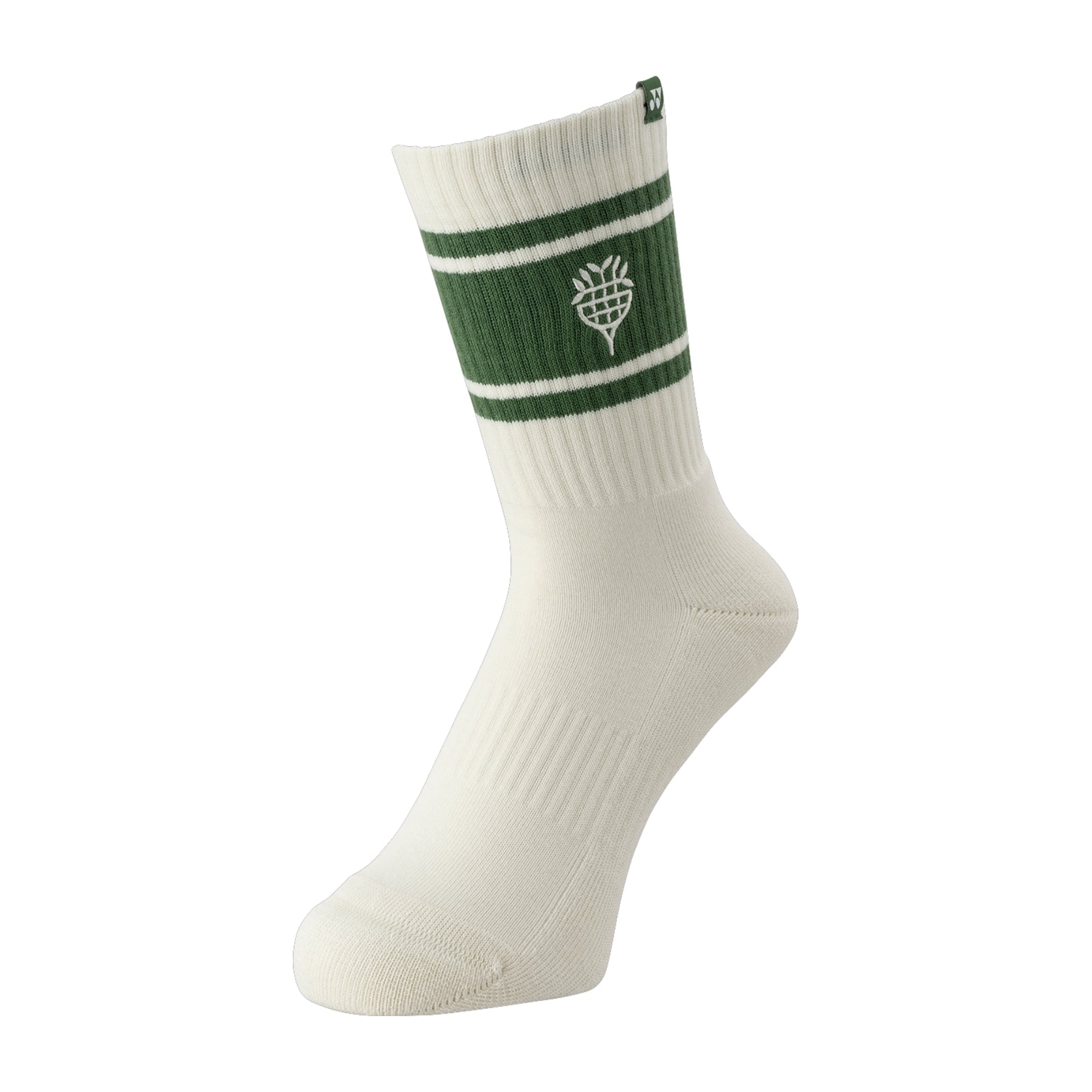 YONEX NATURE SERIES Sport Crew Socks 19251EX Ice Beige - Gem Sports