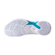 YONEX Power Cushion Cascade Drive Accel WIDE Badminton Shoes - White/Skyblue - Gem Sports