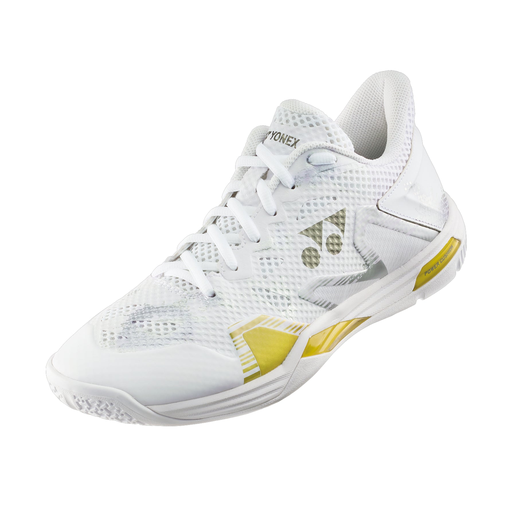 YONEX Power Cushion Eclipsion Z White/Gold UNISEX Badminton Shoes - Gem Sports