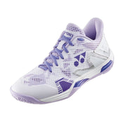 YONEX Power Cushion Eclipsion Z White/Purple WOMEN'S Badminton Shoes - Gem Sports