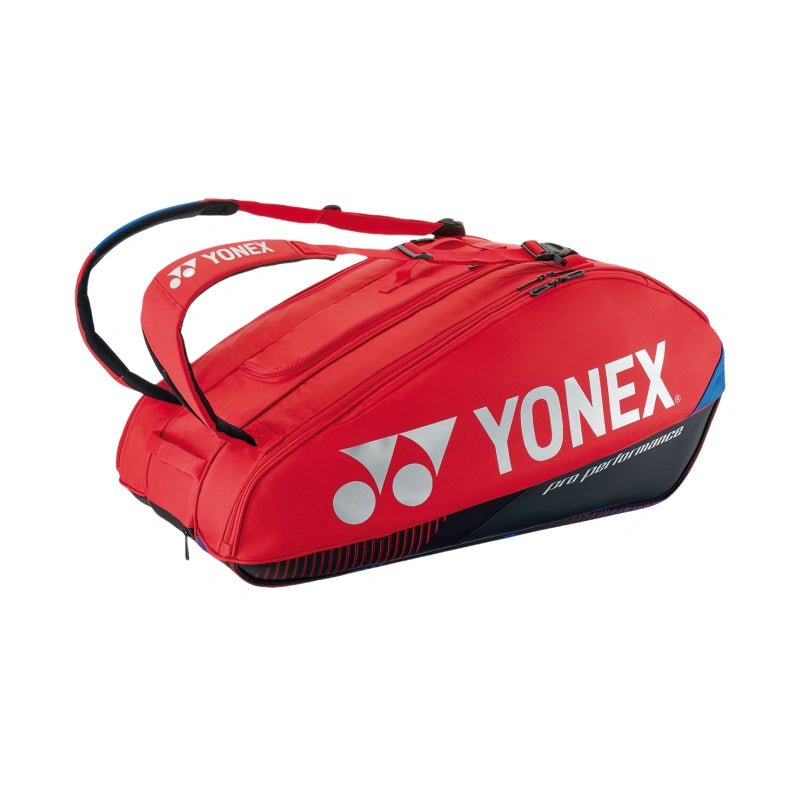 YONEX Pro Racquet Bag (9 pcs) for Badminton & Tennis – BA92429 Scarlet - Gem Sports