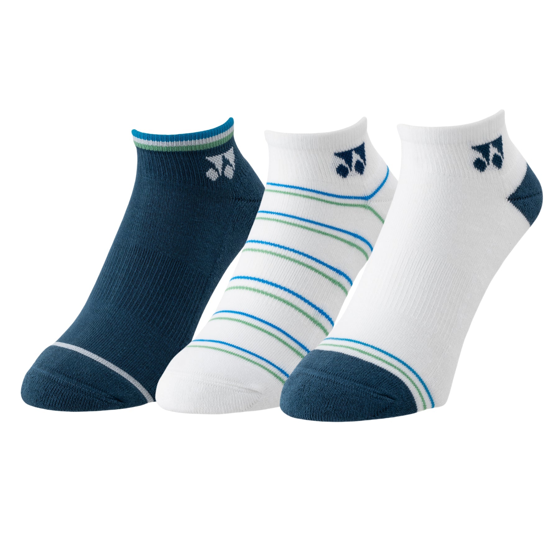 YONEX Sport Low - Cut Socks (3 Pairs) 19237EX - Assorted - Gem Sports