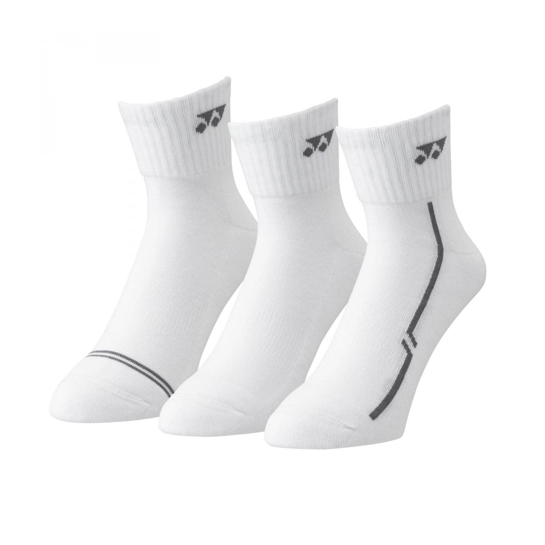 YONEX Sport Quarter Socks (3 Pairs) 19217EX Assorted - Gem Sports