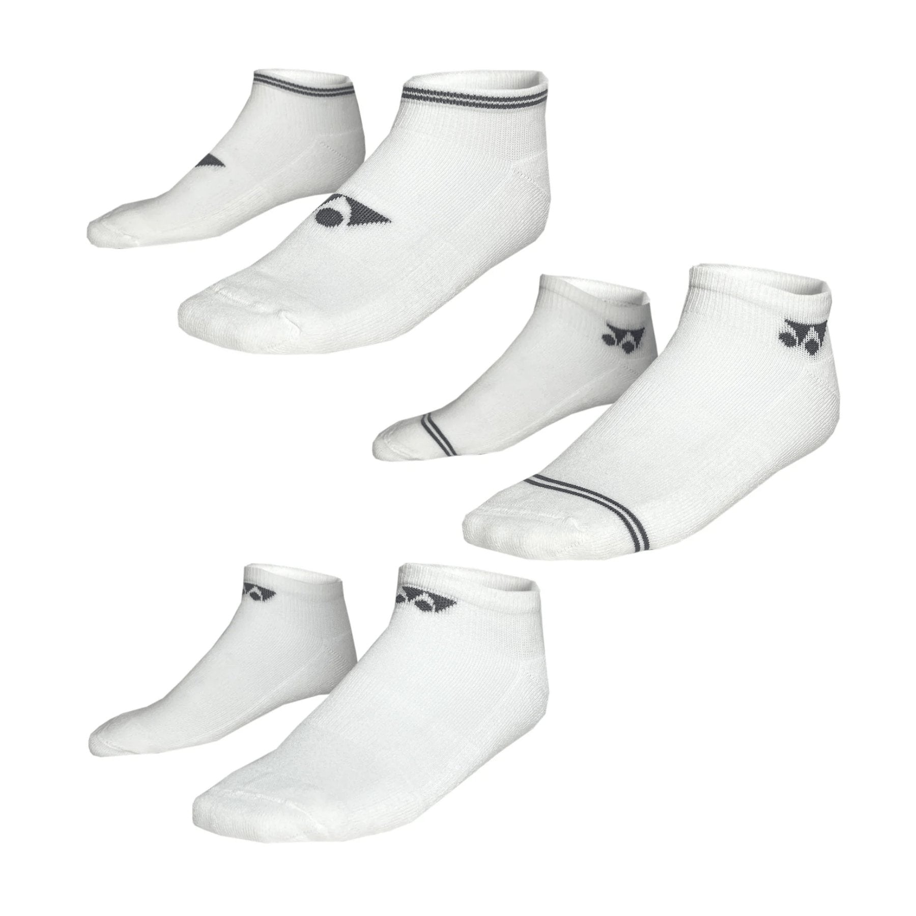 YONEX Sports Low Cut Socks (3 Pairs) 19218EX Assorted - Gem Sports