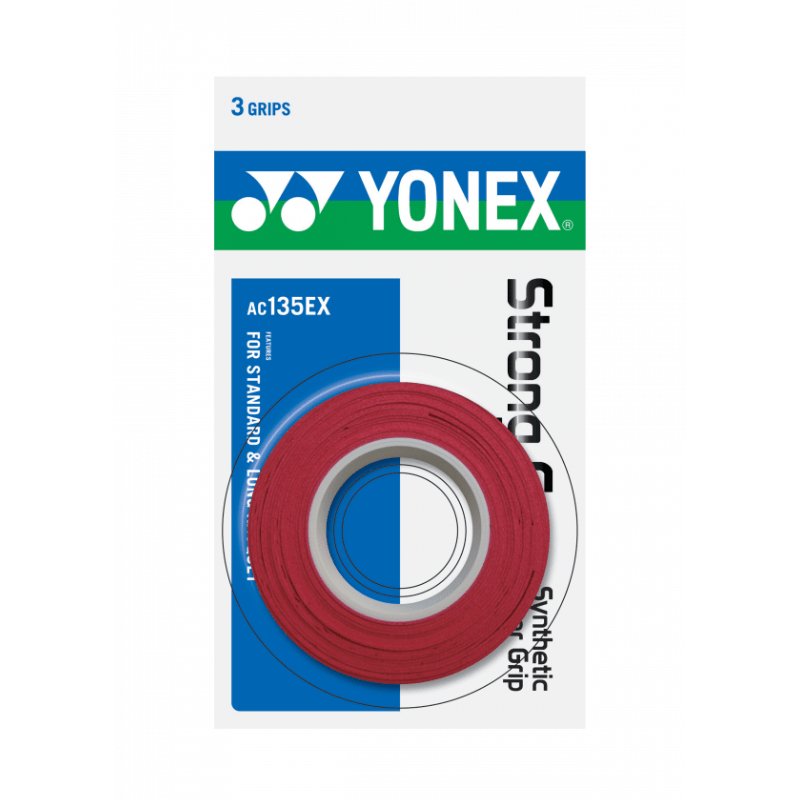 YONEX Strong Over Grip (3 wraps) AC135EX Multiple Colors - Gem Sports