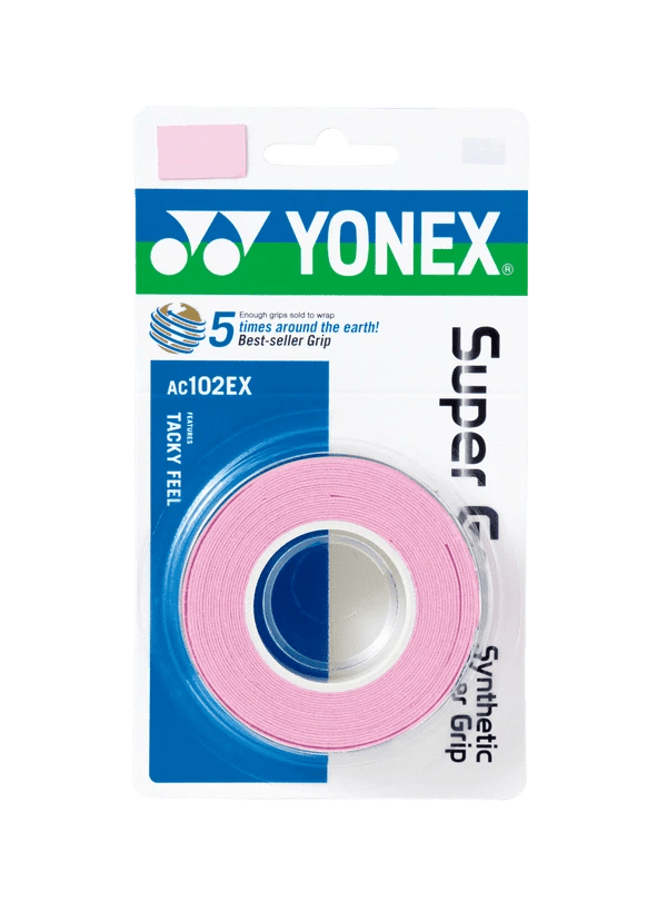 YONEX Super Grap (3 wraps) AC102EX Multiple Colors - Gem Sports