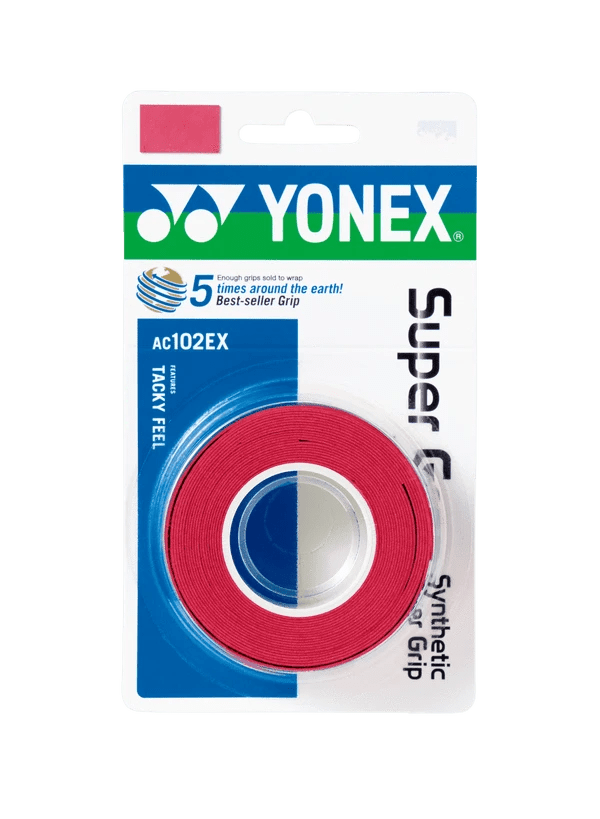 YONEX Super Grap (3 wraps) AC102EX Multiple Colors - Gem Sports