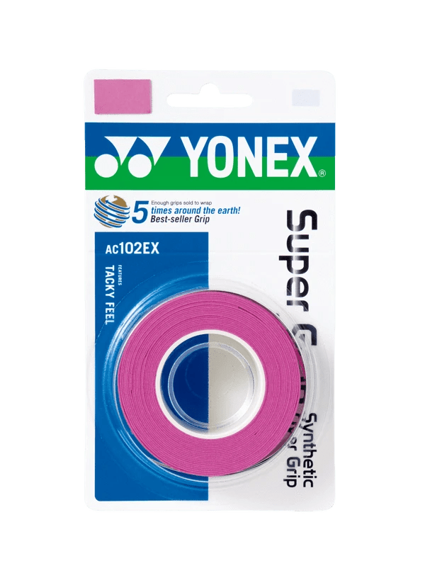 YONEX Super Grap (3 wraps) AC102EX Multiple Colors - Gem Sports