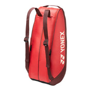 YONEX Team Racquet Bag (6 Pcs) for Badminton & Tennis BA42526EX – Ruby Red - Gem Sports
