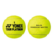 YONEX Tour Platinum Tennis Ball ROLEX SHANGHAI MASTERS (4 In 1 Tube) – ITF Approved (TB - TP4) - Gem Sports