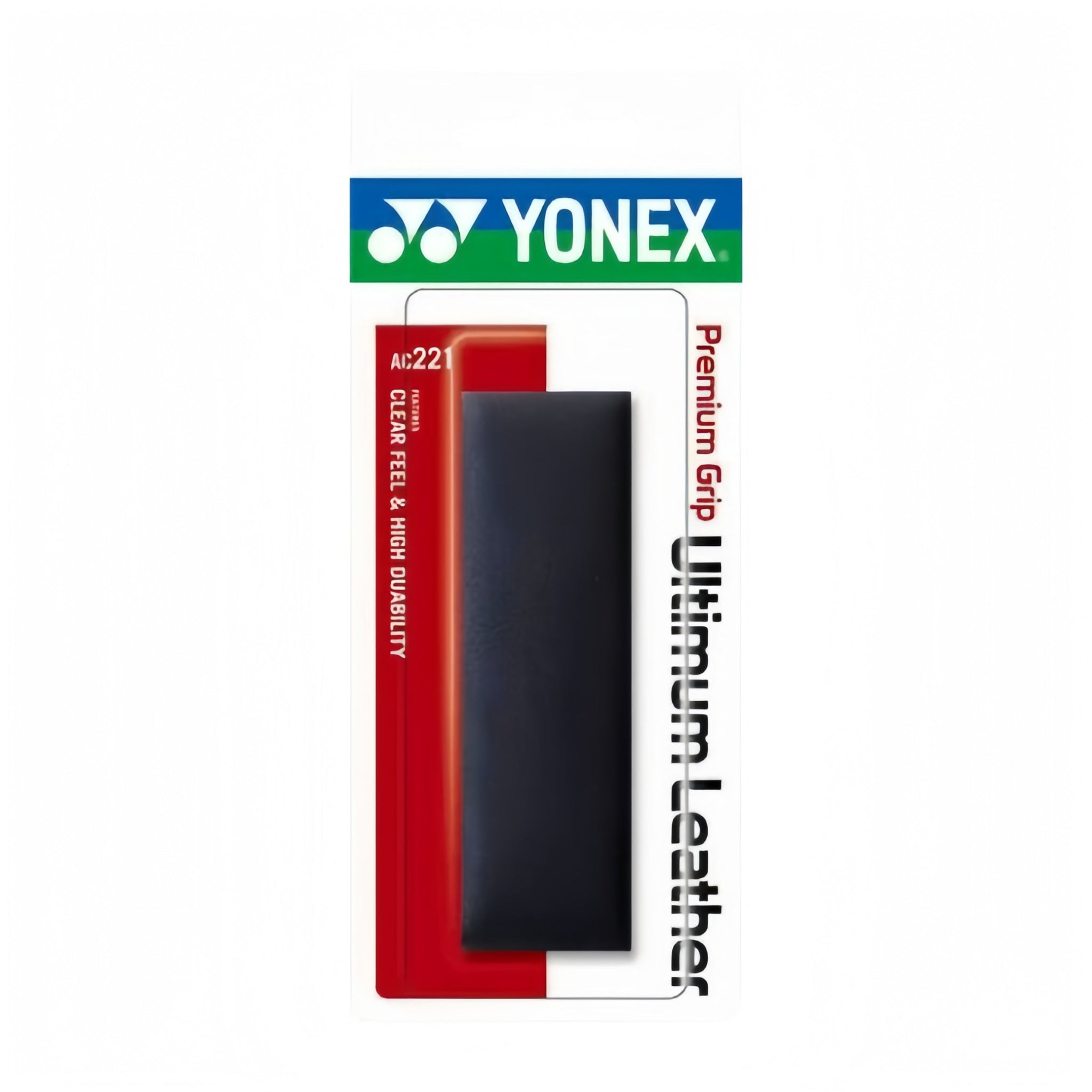 YONEX Ultimum Leather Premium Grip for Tennis (1 wrap) AC221 - Black - Gem Sports