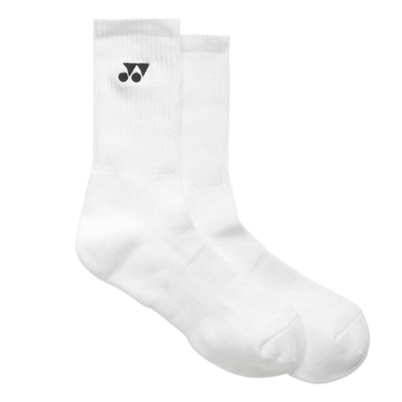 YONEX Uni Sport Crew Socks (3 Pairs) 19256EX - White - Gem Sports
