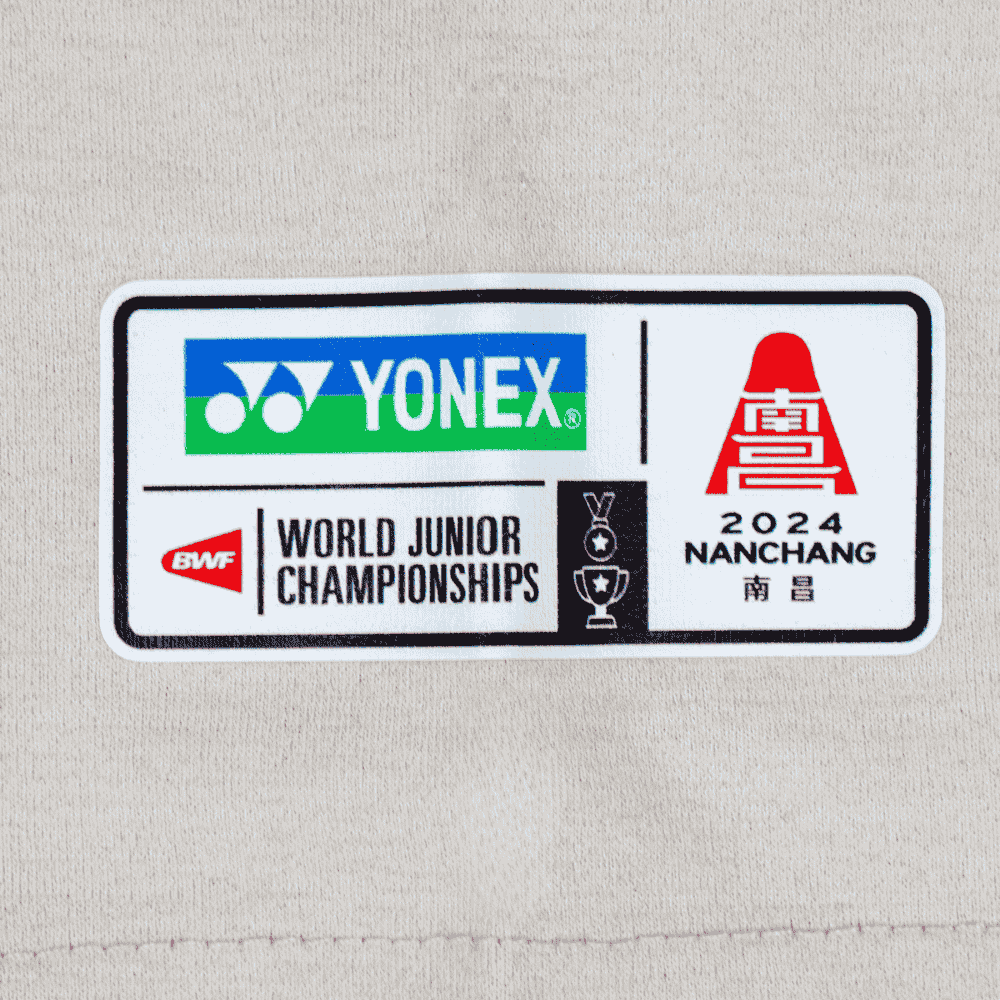 YONEX Unisex BWF World Junior 2024 Souvenir Shirt YOB24130EX Oatmeal - Gem Sports