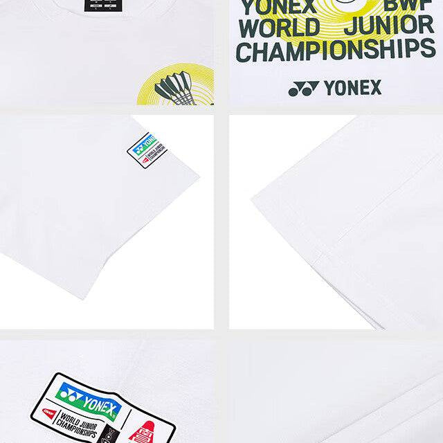 YONEX Unisex BWF World Junior 2024 Souvenir Shirt YOB24132EX White - Gem Sports