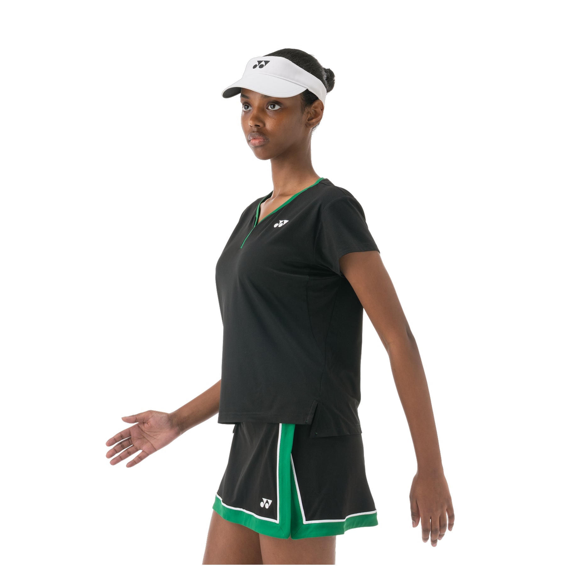 YONEX Women’s Crew Neck Shirt 20837EX Black - Gem Sports