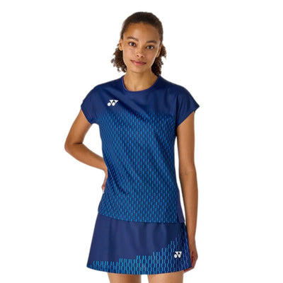 YONEX Women's Crew Neck Shirt 20943EX - Dark Navy - Gem Sports