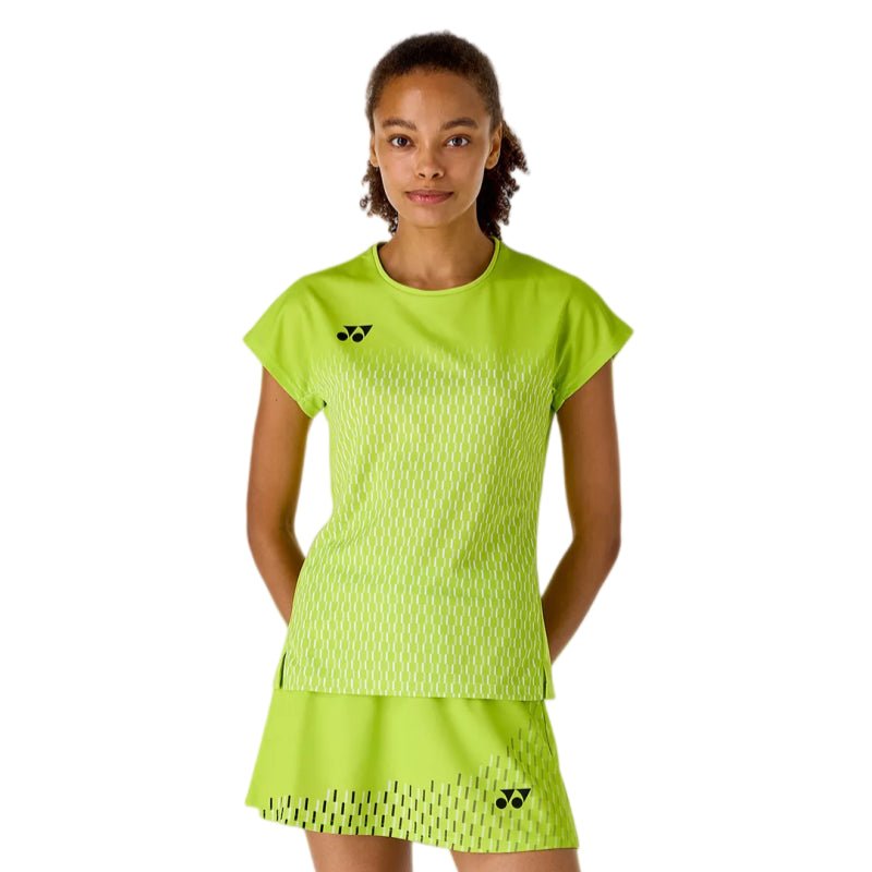 YONEX Women's Crew Neck Shirt 20943EX - Fresh Lime - Gem Sports