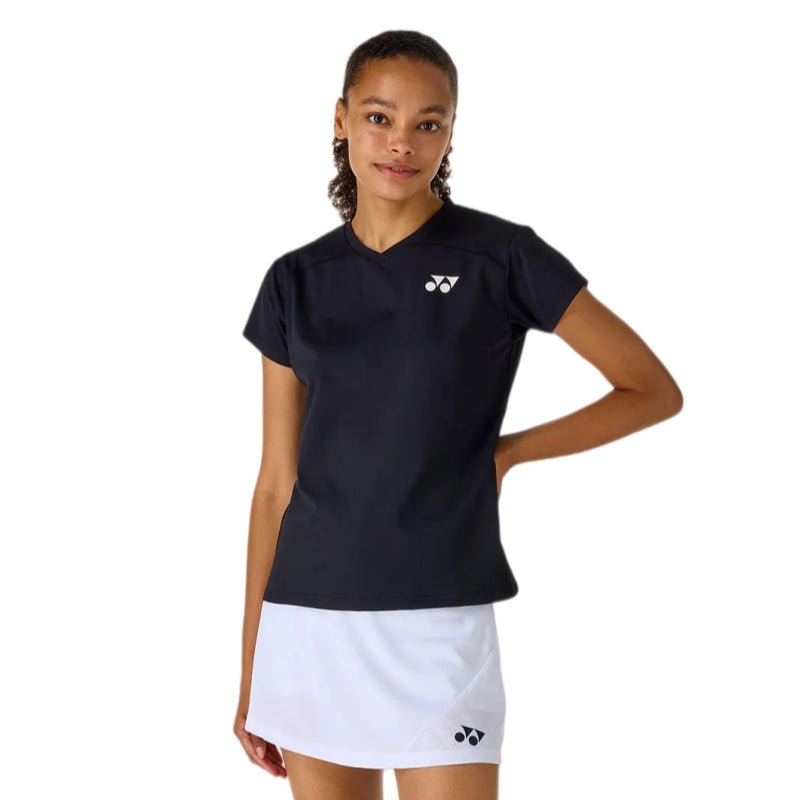 YONEX Women's Crew Neck Shirt 20961EX - Black - Gem Sports