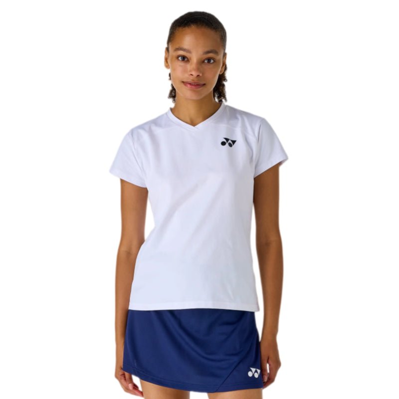 YONEX Women's Crew Neck Shirt 20961EX - White - Gem Sports