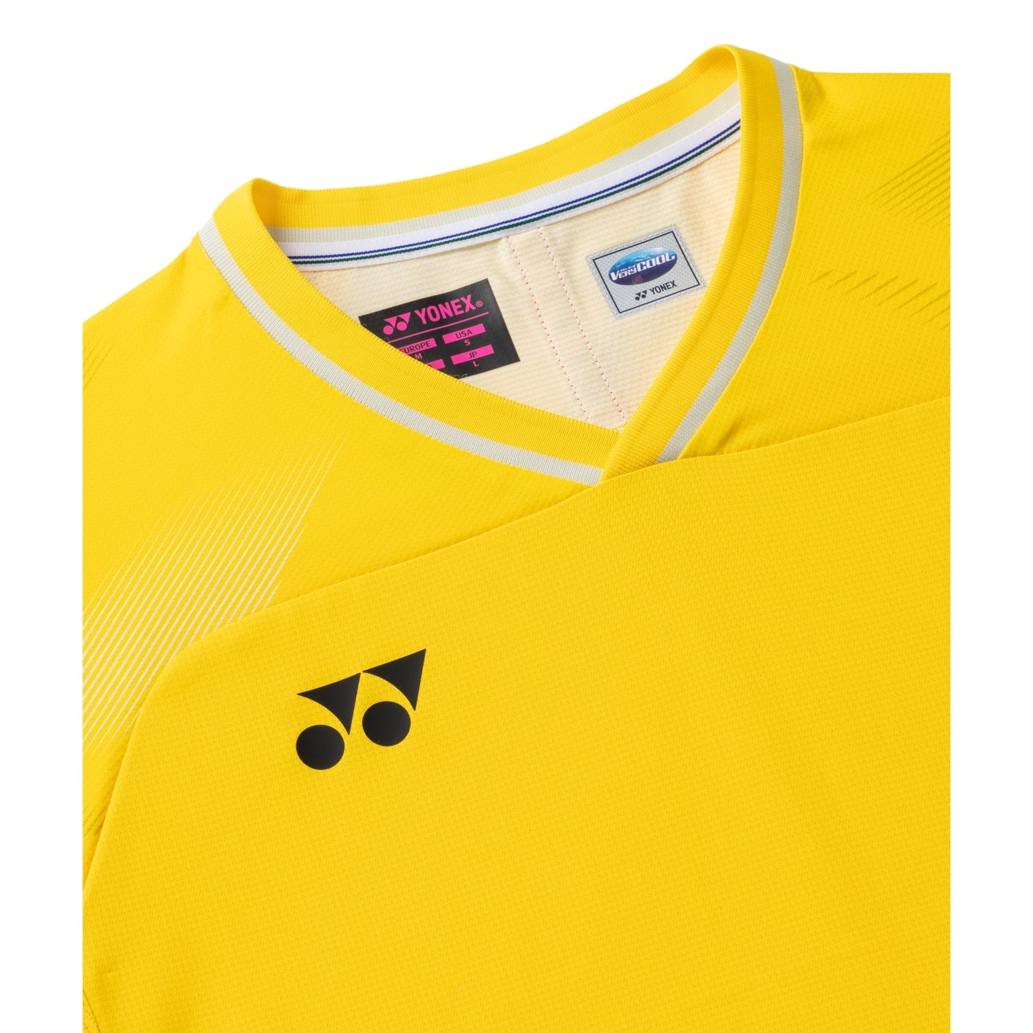 YONEX Women's Crew Neck Shirt (TEAM CHINA) 20964YX - Bright Golden Yellow - Gem Sports