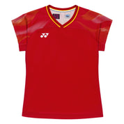 YONEX Women's Crew Neck Shirt (TEAM CHINA) 20964YX - Bright Red - Gem Sports