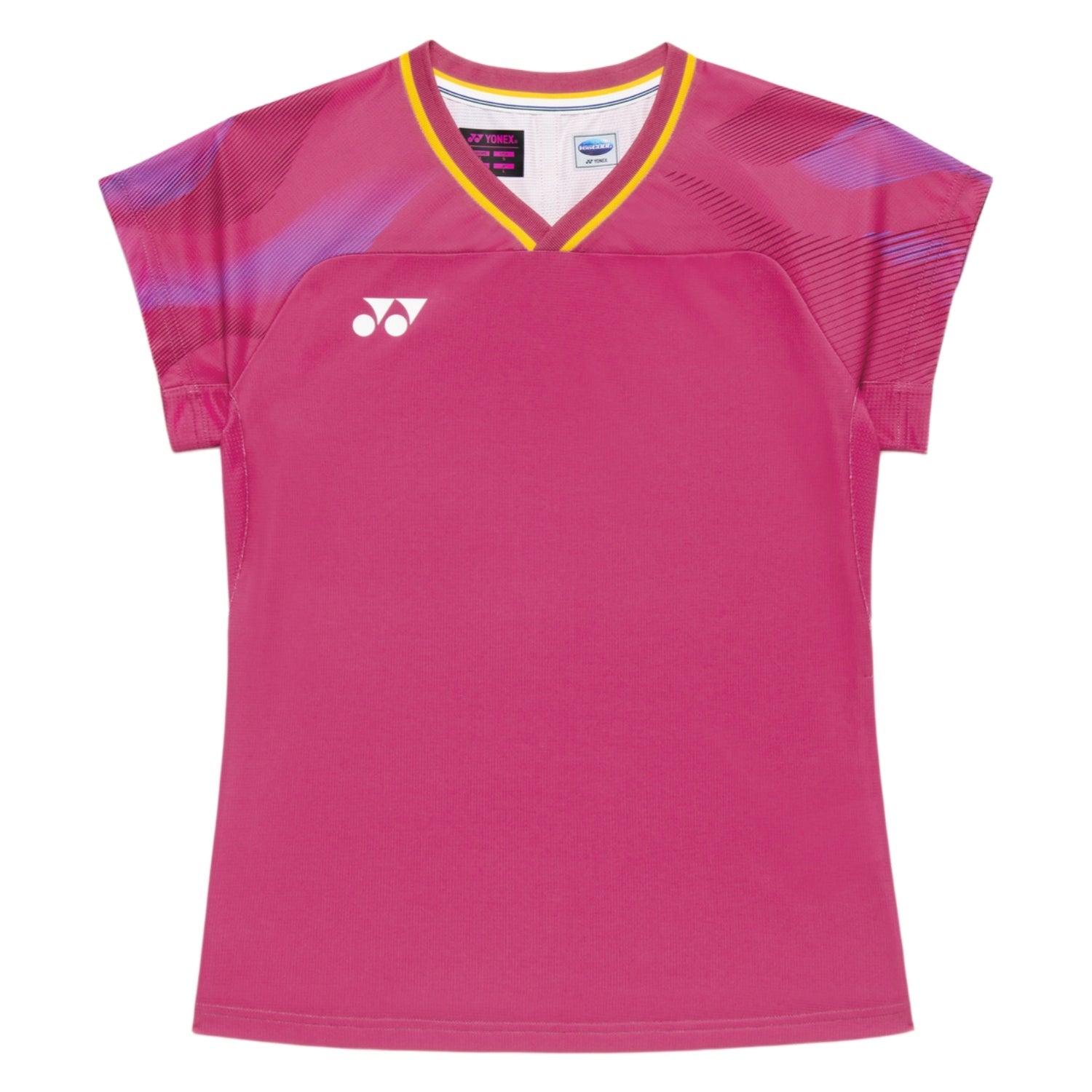 YONEX Women's Crew Neck Shirt (TEAM CHINA) 20964YX - Magenta - Gem Sports