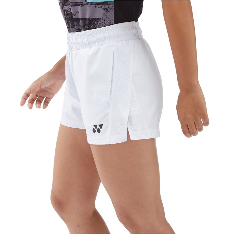 YONEX Women’s Shorts (With Inner Shorts) YW0047EX White - Gem Sports