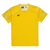 YONEX Men's Crew Neck Shirt (TEAM CHINA) 10733YX - Bright Golden Yellow